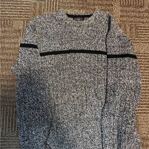 Unisex Black and Gray Sweater